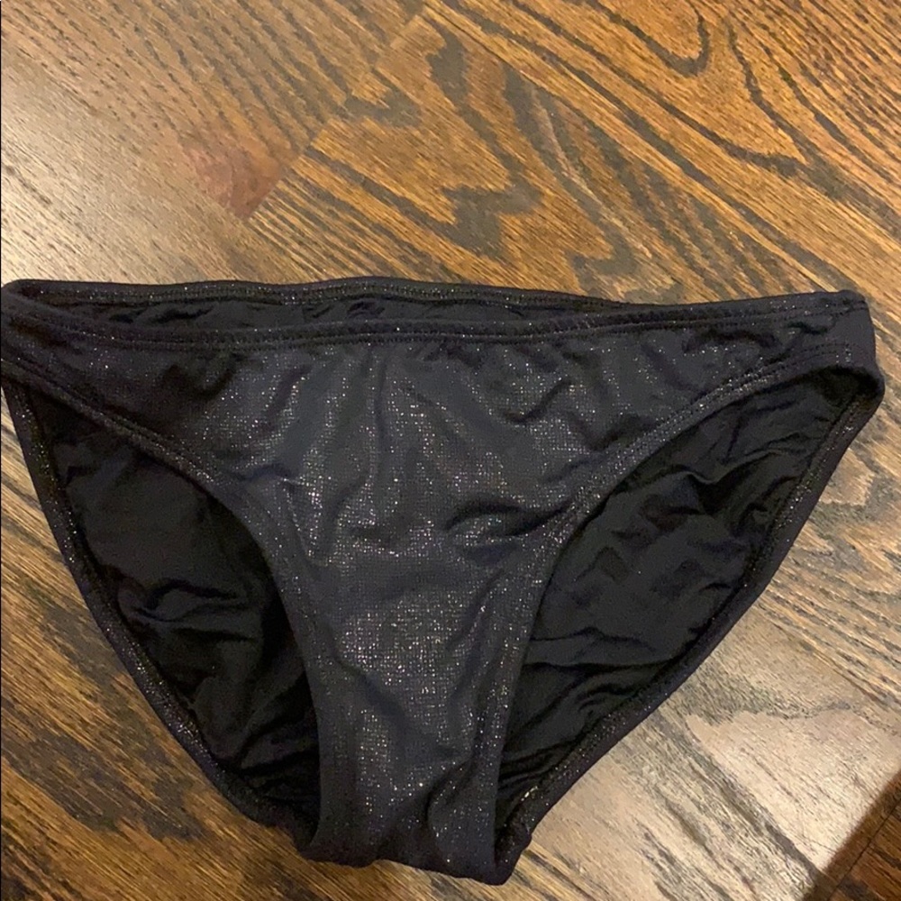 Black shiny bikini bottoms!